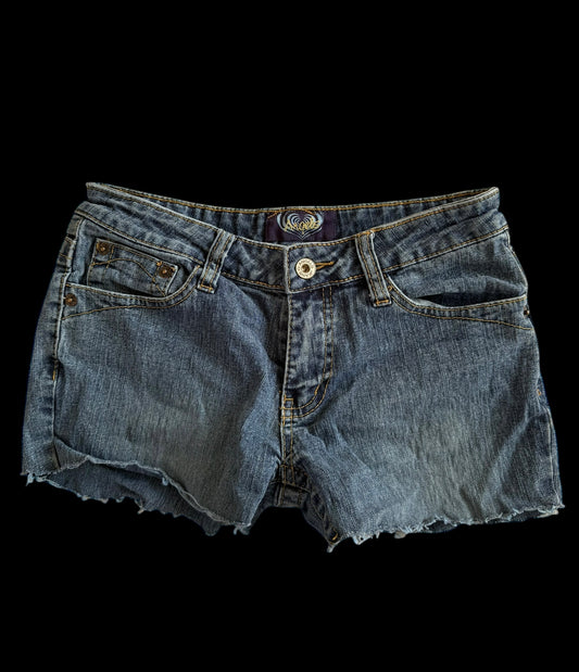 Low rise embellished shorts