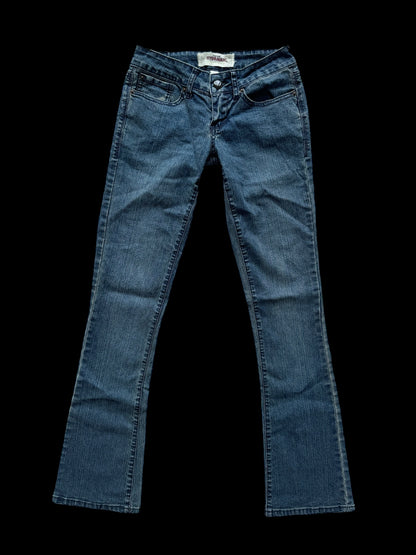 Hydraulic low-rise jeans