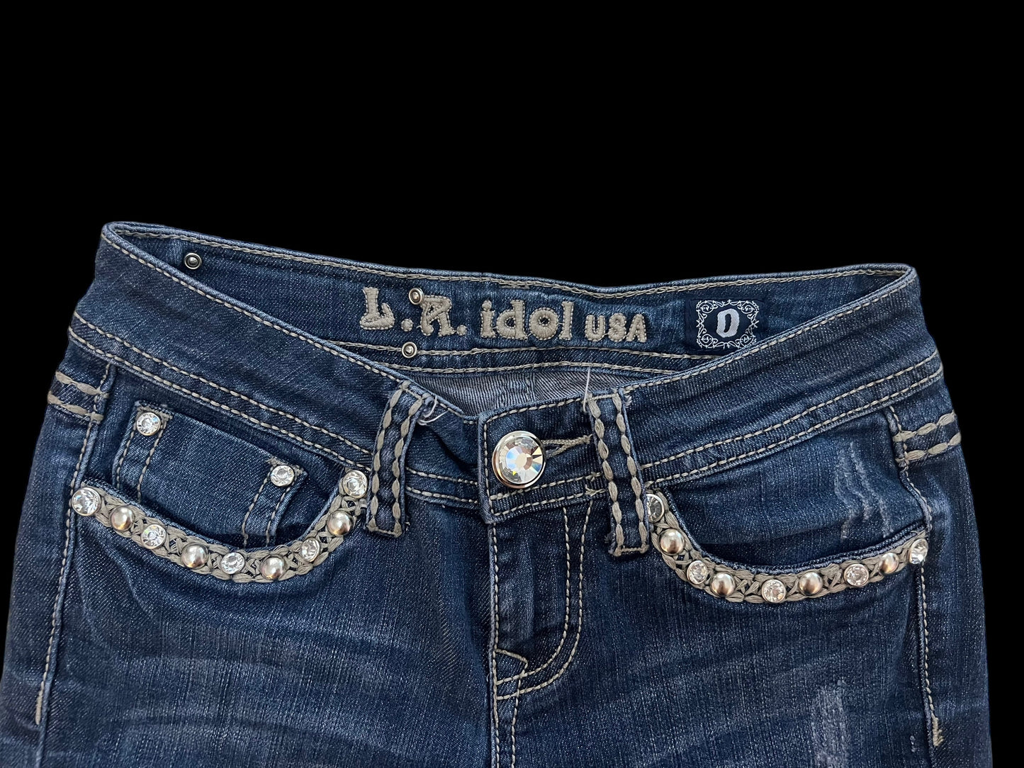 LA idol embellished jeans