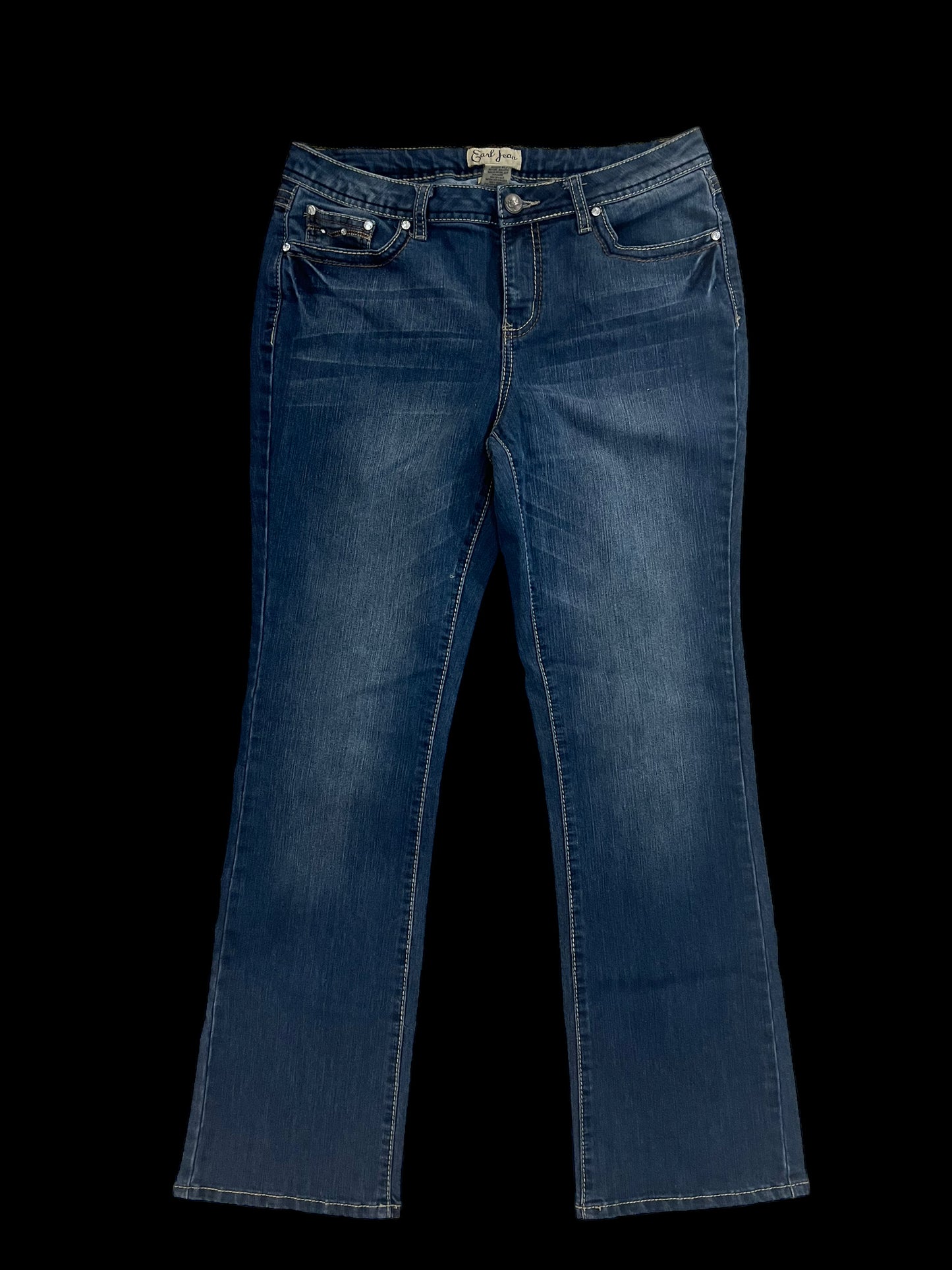Embellished bootcut jeans