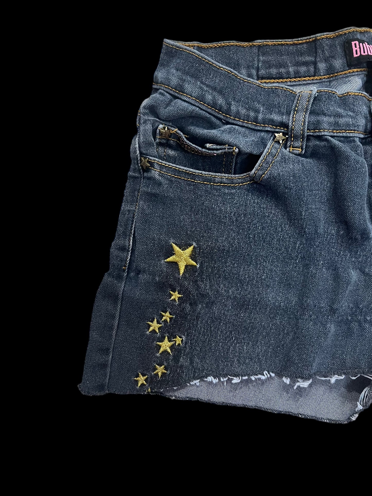 Embroidered stars shorts