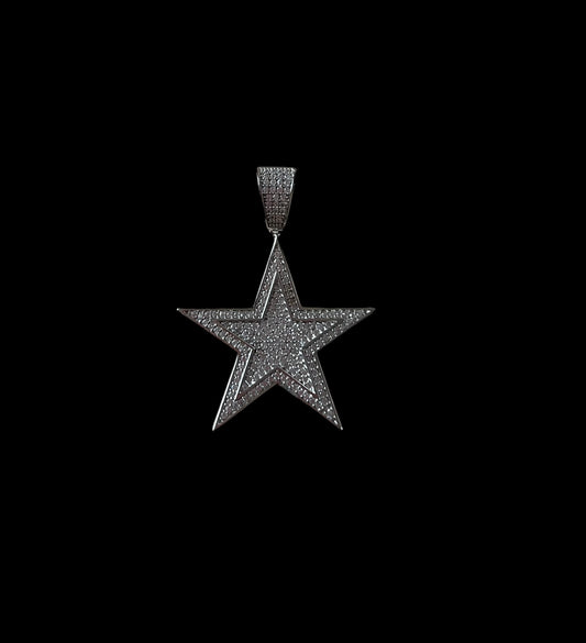 Crystal star pendant