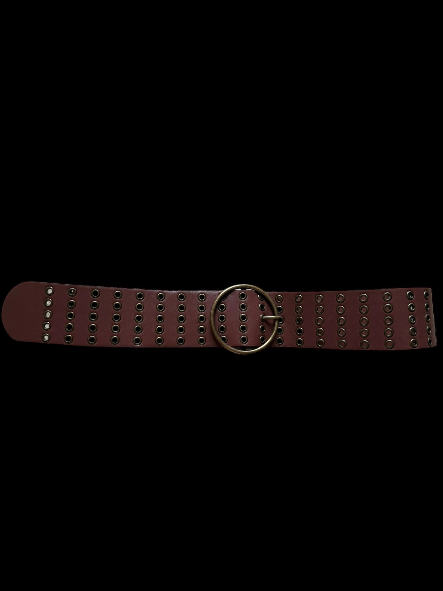 Brown leather belt