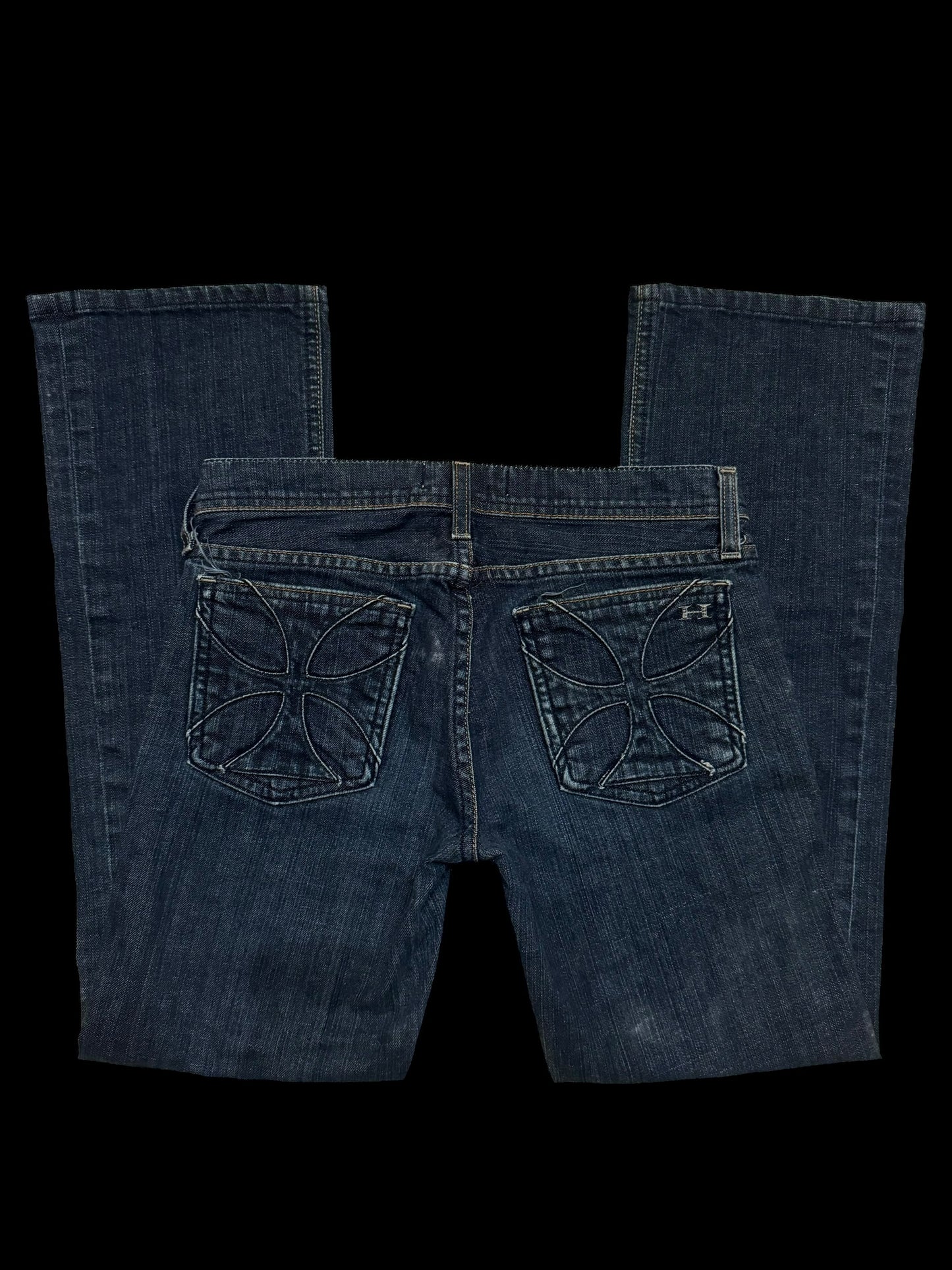 Cross low-rise jeans