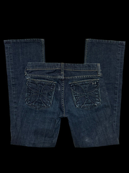 Cross low-rise jeans