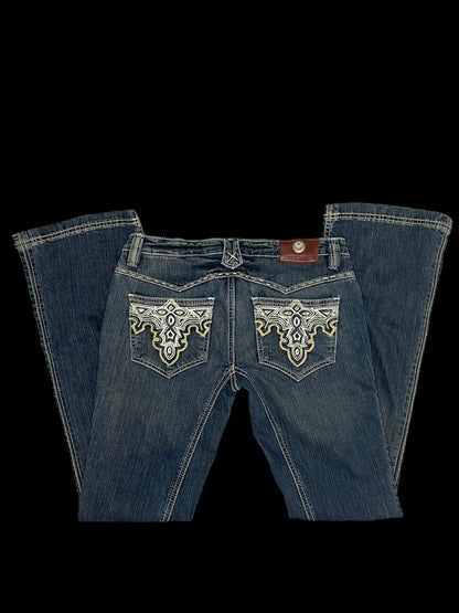 Vintage embroidered jeans