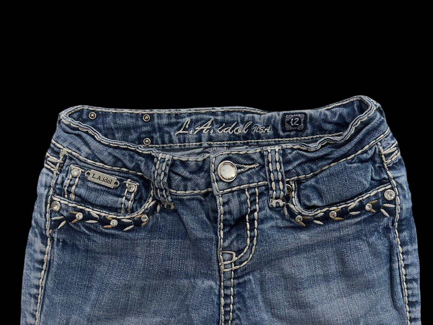 L.A. Idol embellished jeans