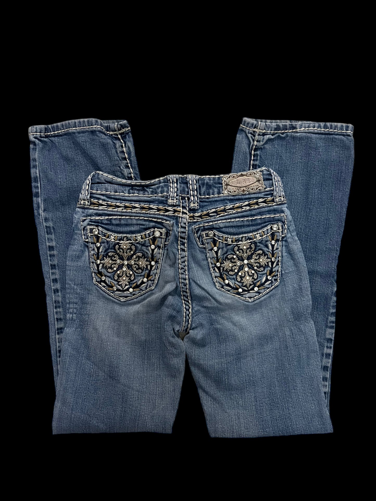 L.A. Idol embellished jeans