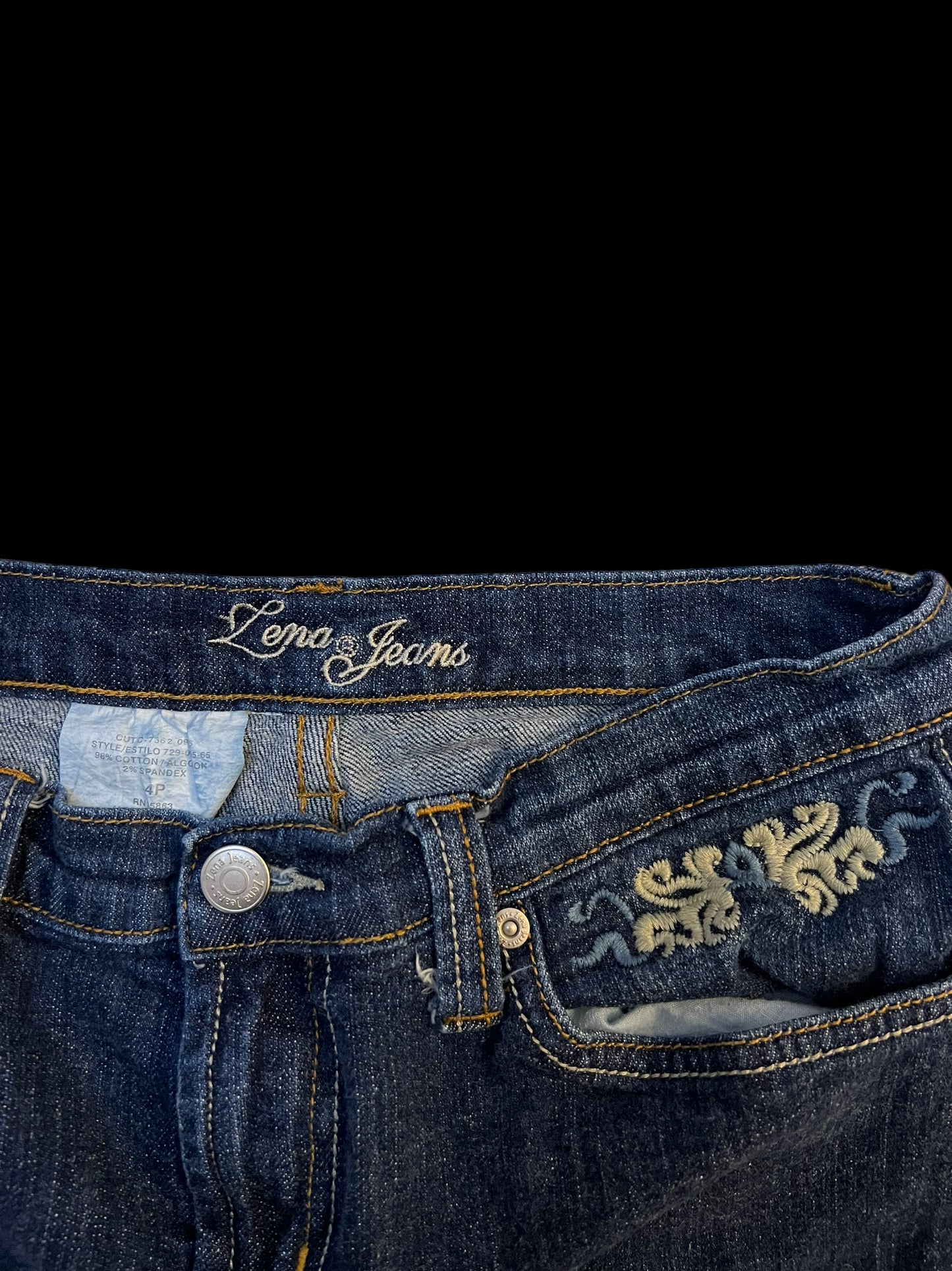 Embroidered jeans