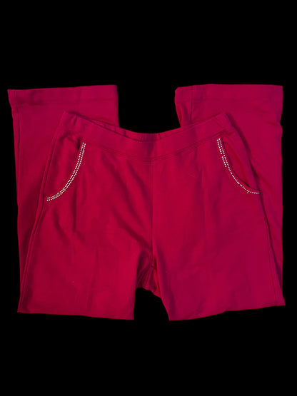 Hot pink tracksuit pants