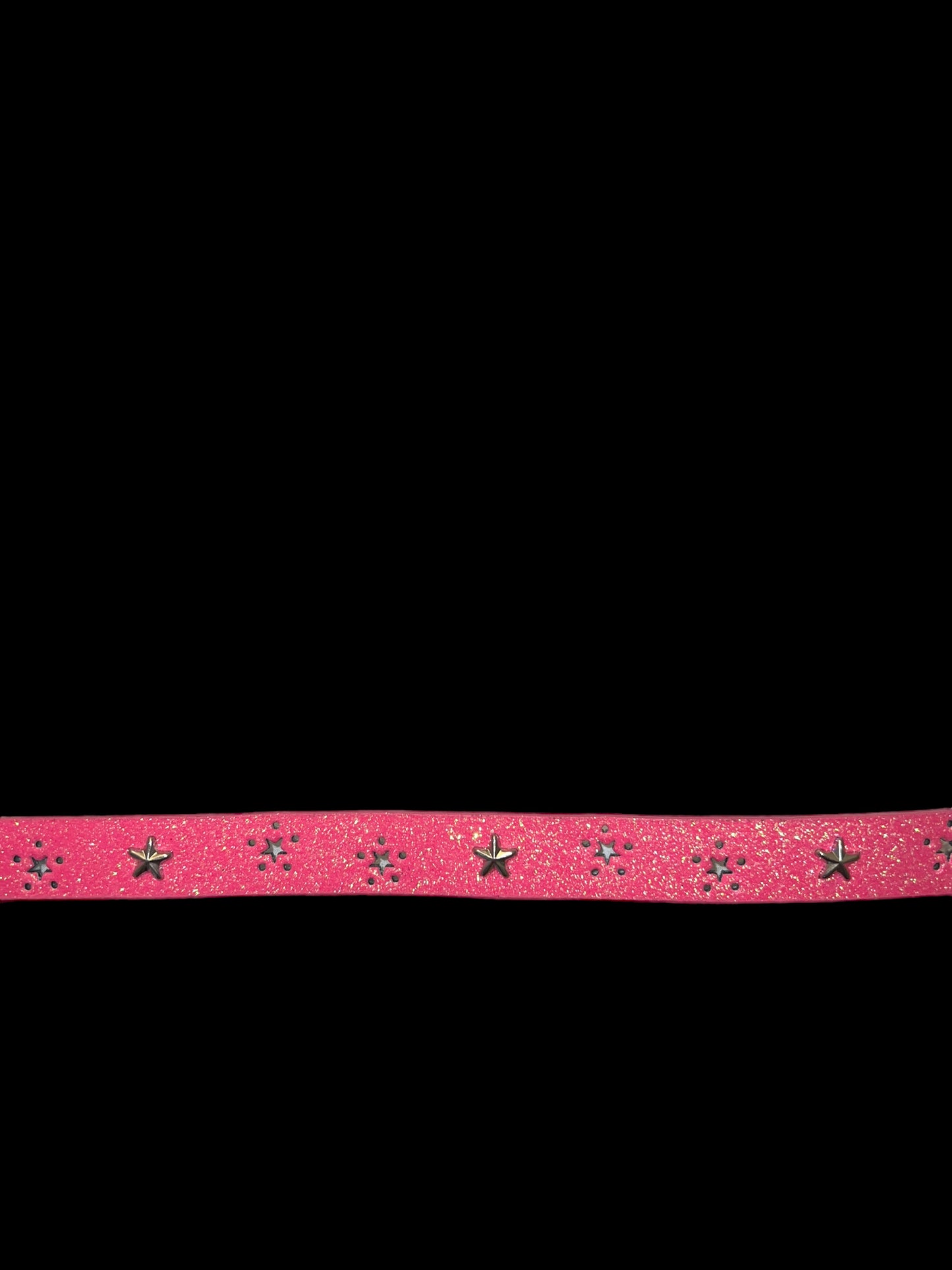 Hot pink glittery belt