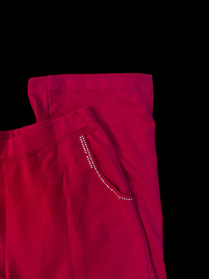 Hot pink tracksuit pants