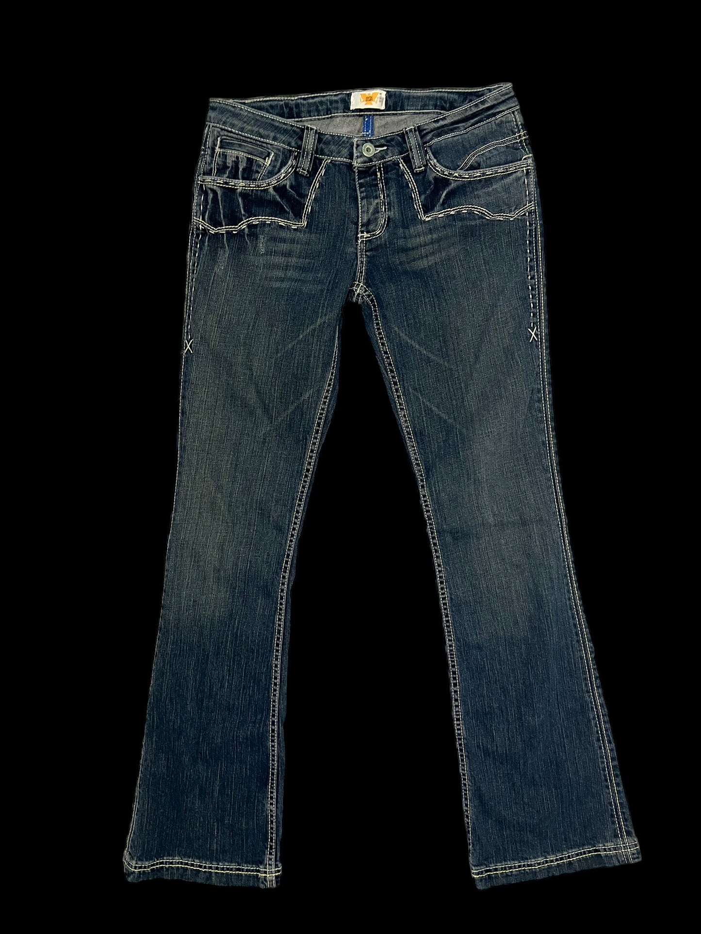 Vintage embroidered jeans